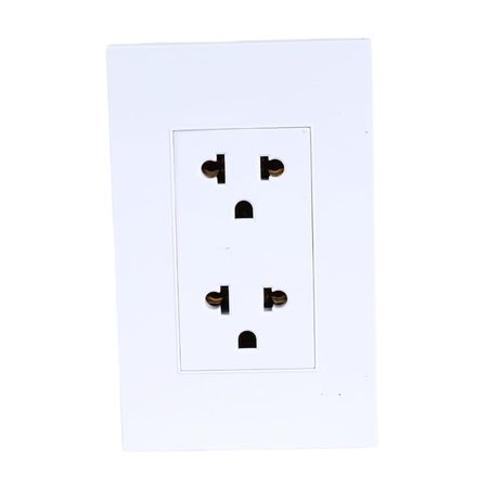 Tomacorriente Doble Universal Core Blanco Orange
