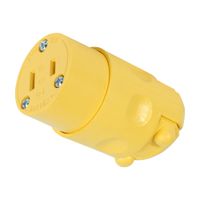 Conector Leviton 15A PVC 125V 2 Patas