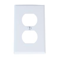 Placa Doble Baquelita Blanca Leviton