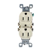 Toma doble empotrar L/t 15A MF Leviton