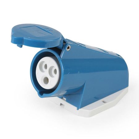 Toma visible IP44 16A 2P + T 250V 6H Mennekes