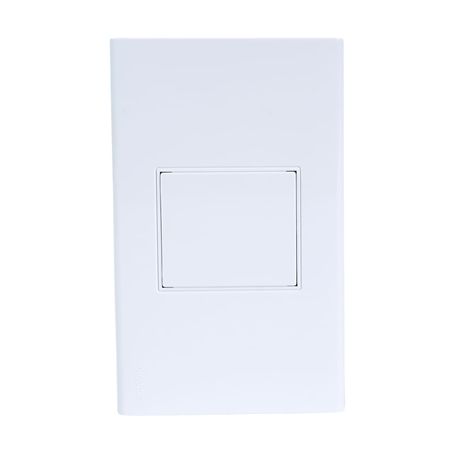 Placa Ciega Blanco Orange