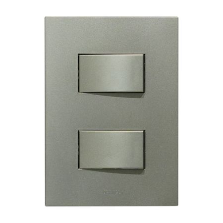 Placa Armada Orange: Interruptor Doble Matte Terra