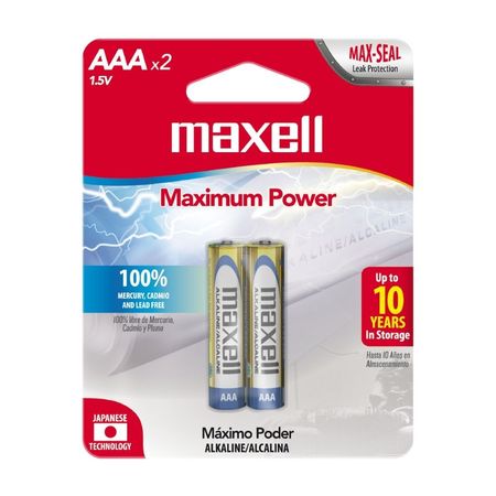 Pilas Pack x 2 AAA Maxell