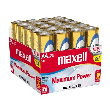 Pilas Pack x 20 AA Maxell