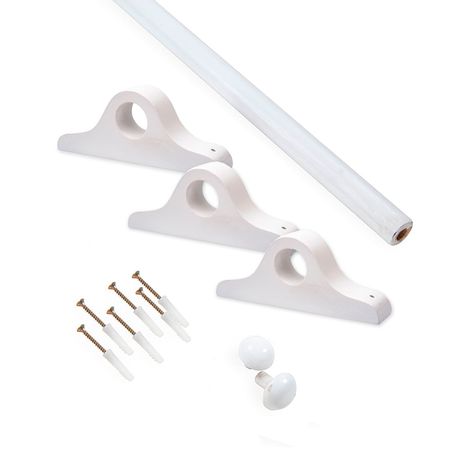 Pack cortinero Madera 250cm Orange