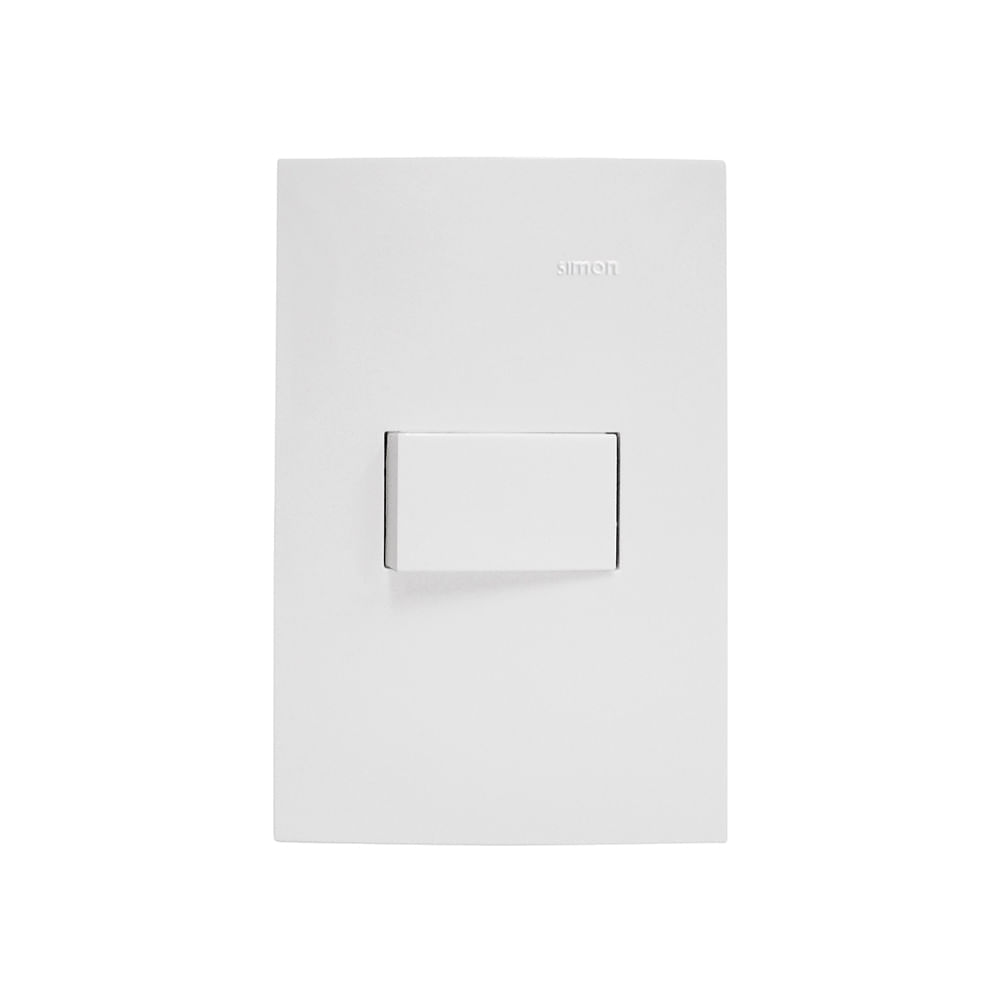 Interruptor Simple Simon S25 Blanco de Policarbona
