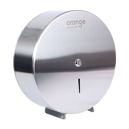 Dispensador de Papel Higiénico Orange Metálico Jumbo Plata