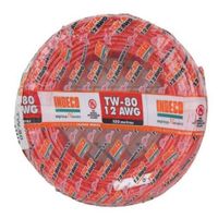 Cable Tw-80 Plus 450/750V 12 Awg Indeco - Rojo