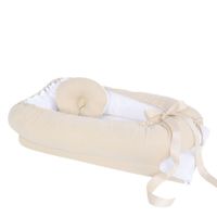 Nido Colecho Acolchonaditos Beige Blanco