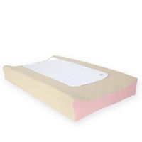 Colchón Cambiador Acolchonaditos Beige Palo Rosa
