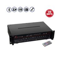 Amplificador de Audio 120W 5 MIC USB/SD/FM YT-J120 FREE POWER