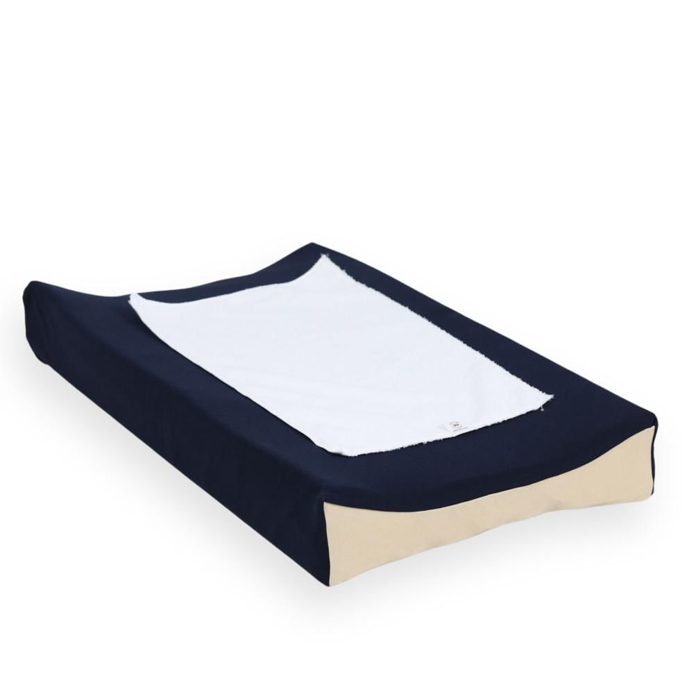 Colchón Cambiador Acolchonaditos Azul Beige