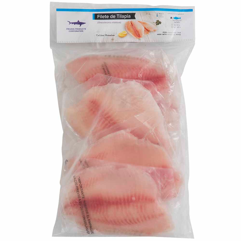 Filete De Tilapia FROZEN Bolsa 1Kg