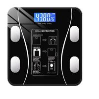 Balanza Digital Bluetooth Capacidad 180 Kg a Pilas Negro