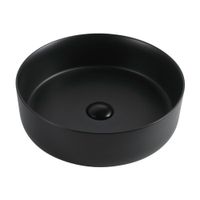 Ovalín de Cerámica NÁPOLES Negro Mate 36x36x11.4cm Orange