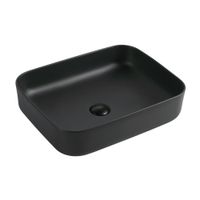 Ovalín Cerámico LILBAO Negro Mate 50x40x14cm Orange