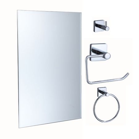 Set de Accesorios de Baño Orange Modelo 220C Cromo Plata