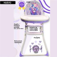 Silla de Comer para Bebe VOYAGE Lila