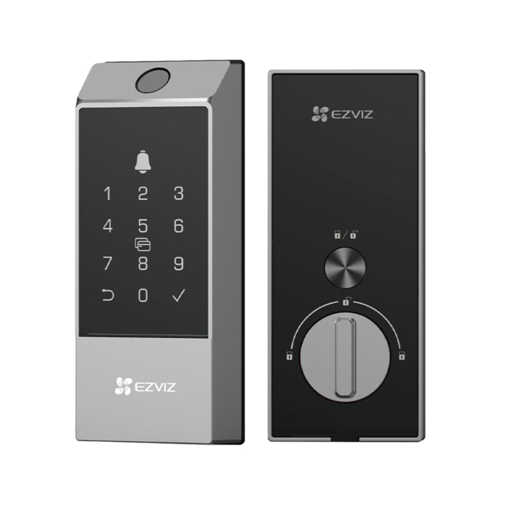 Cerradura inteligente DL04 PRO Desbloqueo Remoto y Huella Bateria IP54 - Ezviz