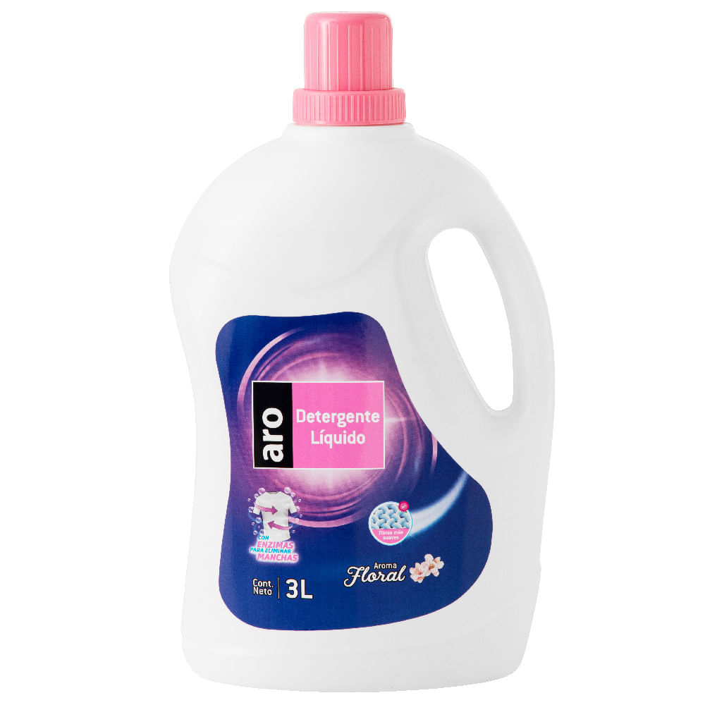 Detergente en Líquido ARO Floral Botella 3L