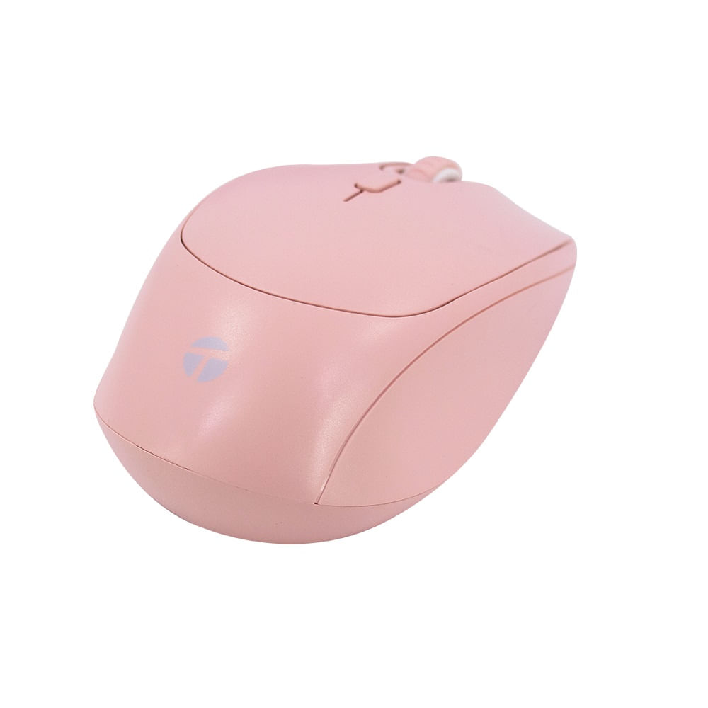 Mouse TEROS TE-1226S 800-1200-1600 DPI USB 4 Botones Rosado