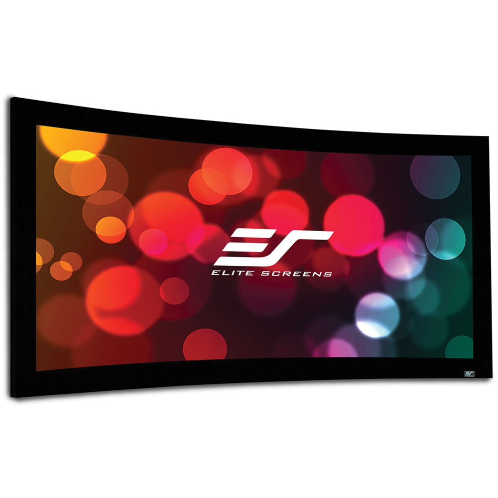Pantalla de Proyección Fija Elite Screens CURVE120H-A1080P3 120"" Diagonal 16:9, Superficie AcousticP
