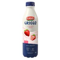 Yogurt Griego LAIVE Sabor a Fresa Botella 800g