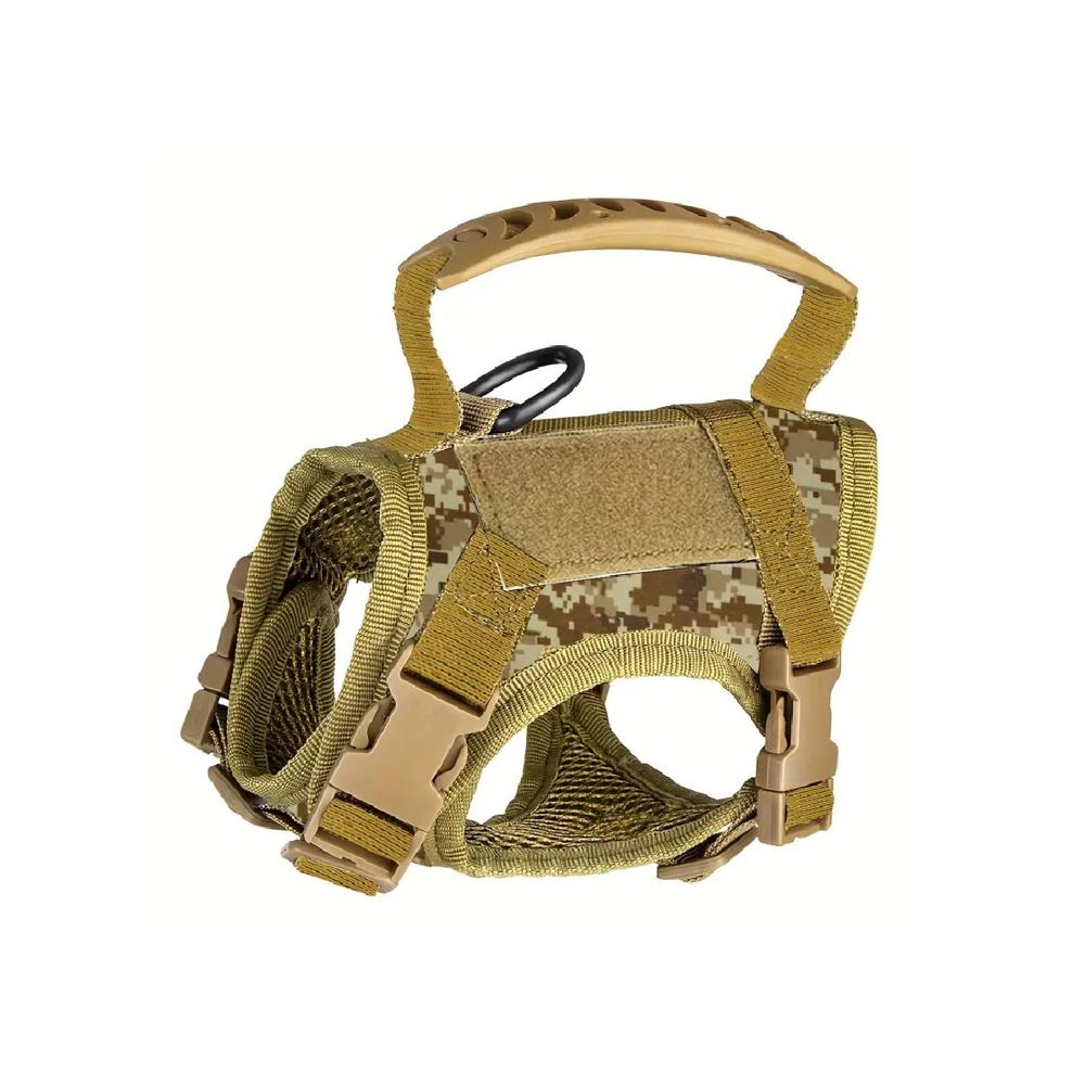 Chaleco Tactico Camuflado Ajustable Para Gatos