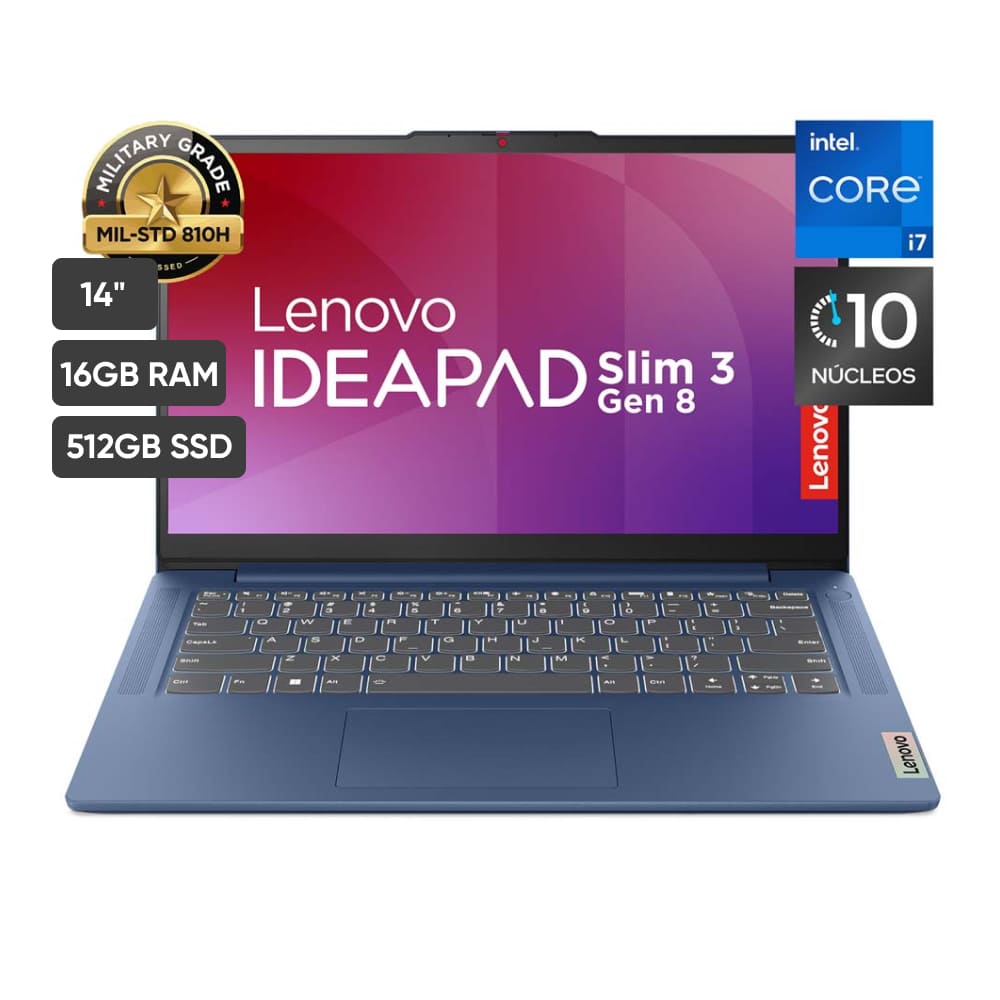 Laptop LENOVO Ideapad SLIM 3 14IRH8 14"" Intel Core i7-13620H 16GB 512GB SSD