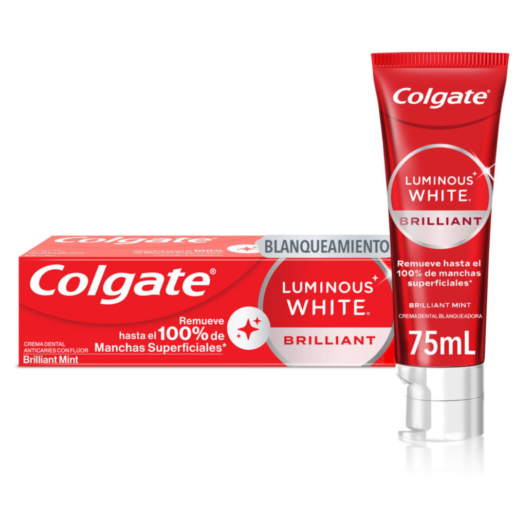 Pasta Dental Blanqueadora COLGATE Luminous White x75ml