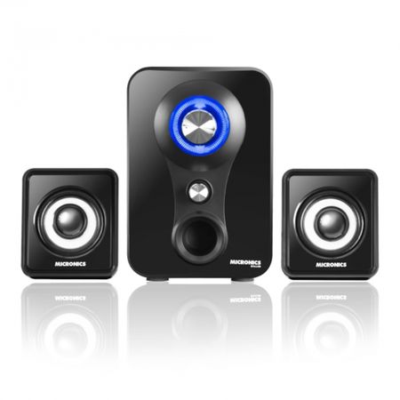 Killer MIC S600 Parlante 2.1 LED RMS:20W(10+5x2) Micronics Killer MIC S600 Parlante 2.1 LED RMS:20W Micronics