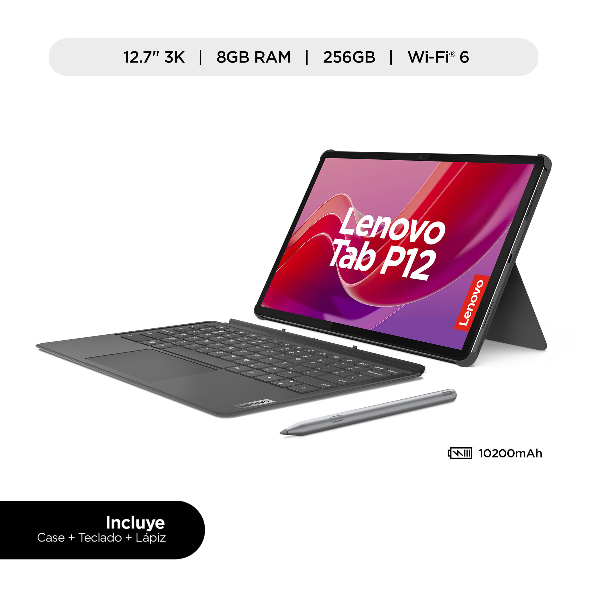 Tablet LENOVO Tab P12 12.7"" 8GB 256GB Storm Grey