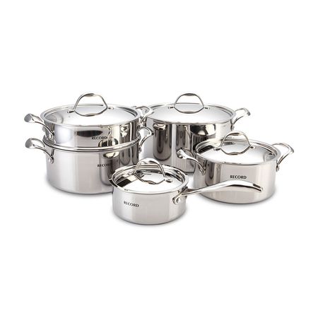 Juego de ollas Piaccere A/i 9 piezas Record