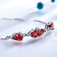 Pulsera  Elegante con Brillo Ardiente - Plata 925