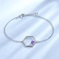 Pulsera Hexagonal Prisma Eterno - Plata 925