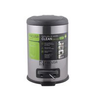 Papelera de Acero Inoxidable 3L con Asa - Diseño Compacto y Fácil de Limpiar 984150301