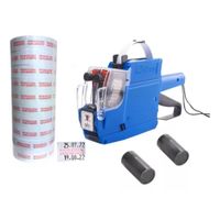 Maquina Fechadora Producción Vencimiento con 5000 Stikers Papel y 2 Tintes Mx6600