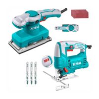 Combo 320W Total Lijadora Orbital Sierra Caladora 570W