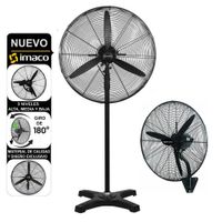 Ventilador Industrial IMACO de Pared y Piso 30 240 Watts FS30240 Negro