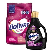 pack-detergente-en-polvo-bolivar-cuidado-y-suavidad-bolsa-4kg-suavizante-de-ropa-bolivar-plus-lavanda-galonera-2.8l