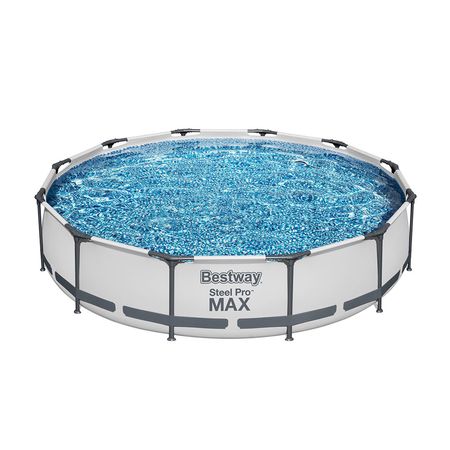 Piscina Estructural Circular Bestway Steel Pro Max 6473L 366x366x76cm Gris