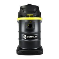 Aspiradora Berklin de 35 Litros Negro con Motor de 1200 W