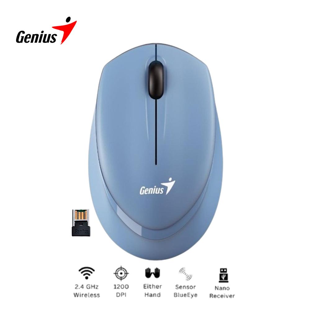 Mouse Inalambrico Genius NX-7009 Blueeye 1200 dpi Azul Gris