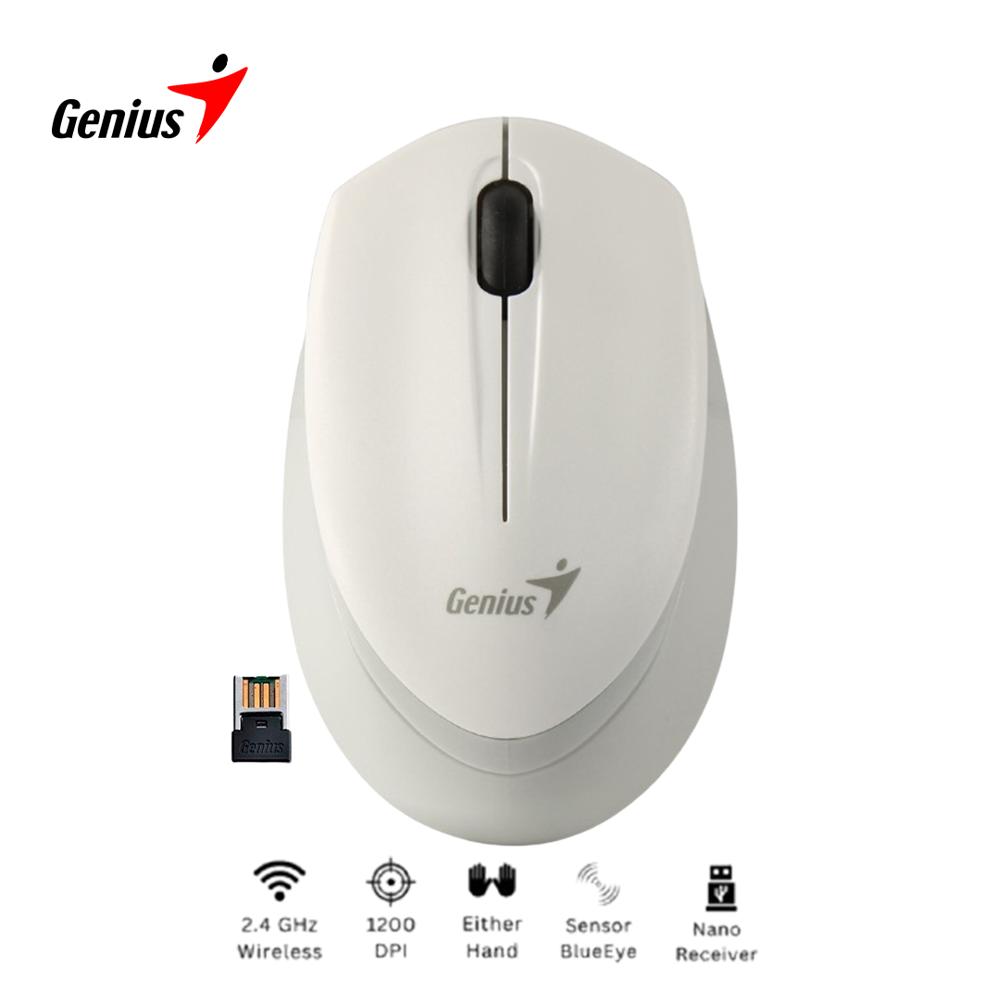 Mouse Inalambrico Genius NX-7009 Blueeye 1200 dpi Blanco Gris