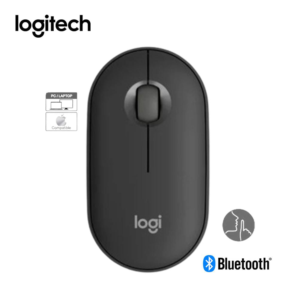 Mouse Bluetooth Logitech Pebble 2 M350S Silent Touch 4000Dpi Negro