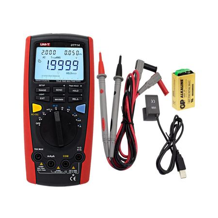 Multímetro Digital con Capacitancia, Frecuencia y Temperatura UT71A UNI-T UT71A