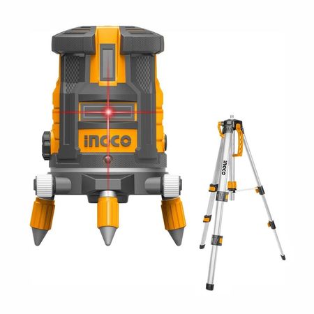 Combo Ingco Nivel Laser Autonivelante Trípode 1200Mm Medidor