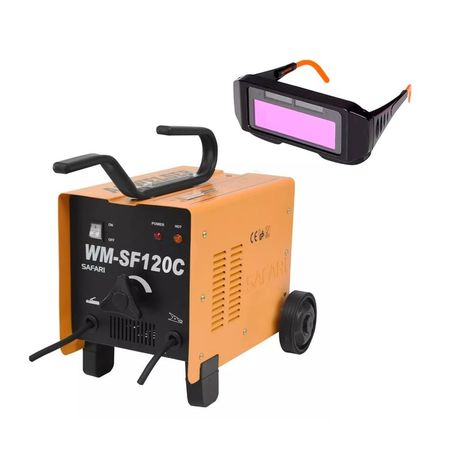 Máquina Soldar Mma 220V 80-200A Safari + Lentes Soldar Redbo - Combo