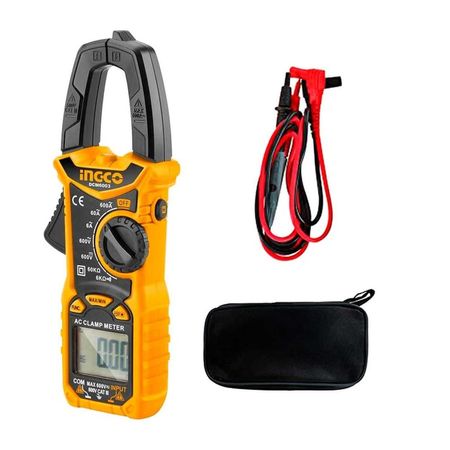 Pinza Amperimetrica 6000 Coteos Ac 600A Ingco - Dcm6003